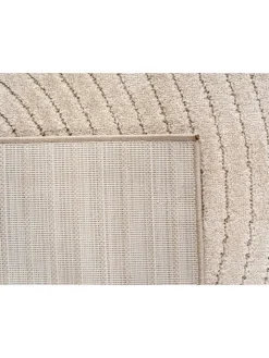 KADIMA DESIGN Outdoorteppiche<Teppich In-/Outdoor Kurzflor Skandi 3D-Design Polypropylen Balkon in Beige
