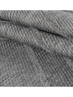 KADIMA DESIGN Outdoorteppiche<Teppich Outdoor Flachgewebe Boho-Muster Polypropylen Küche in Grau
