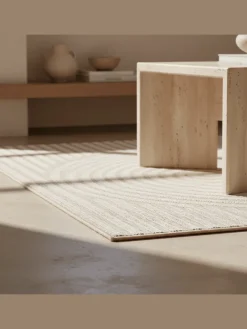 KADIMA DESIGN Outdoorteppiche<Teppich Outdoor Flachgewebe Boho Muster Polypropylen Balkon in Beige