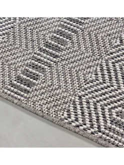 KADIMA DESIGN Outdoorteppiche<Teppich Outdoor Flachgewebe Boho Polypropylen Balkon