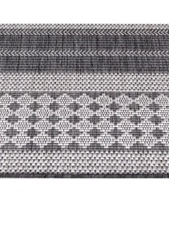 KADIMA DESIGN Outdoorteppiche<Teppich Outdoor Flachgewebe Antik-Optik Polypropylen Terrasse