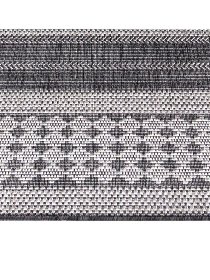 KADIMA DESIGN Outdoorteppiche<Teppich Outdoor Flachgewebe Antik-Optik Polypropylen Terrasse