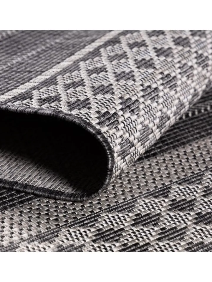 KADIMA DESIGN Outdoorteppiche<Teppich Outdoor Flachgewebe Antik-Optik Polypropylen Terrasse