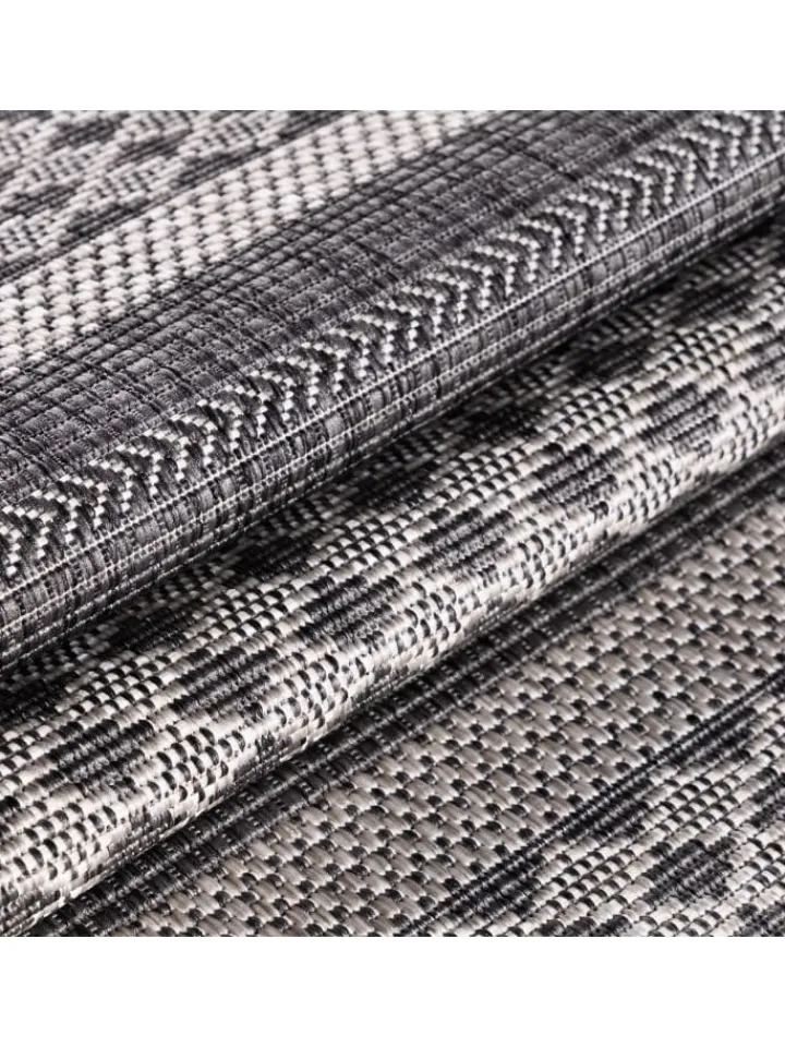 KADIMA DESIGN Outdoorteppiche<Teppich Outdoor Flachgewebe Antik-Optik Polypropylen Terrasse