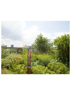 Gardena Gartendekoration<Terrassen-Spiralschlauch "city gardening" in Türkis/ Grau - (L)7,5 m