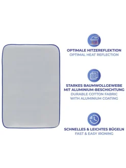 Wenko Weitere Haushaltshelfer<Thermal-Bügelmatte in Grau - (L)65 x (B)100 cm