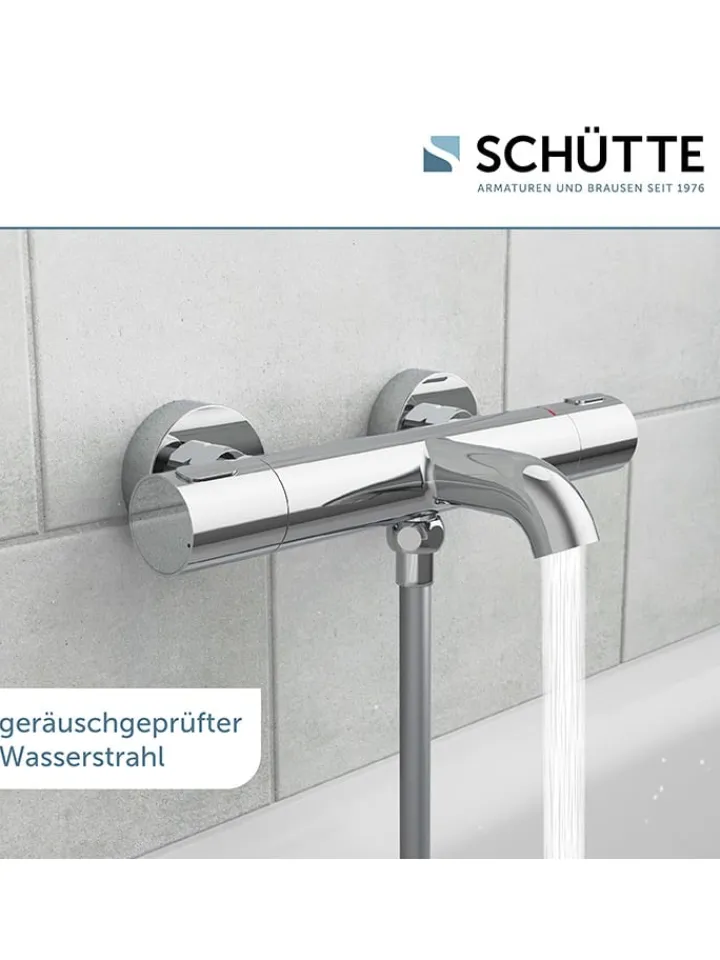 Schütte Badarmaturen<Thermostat-Wannenfüllarmatur ''Monza'' in Chrom