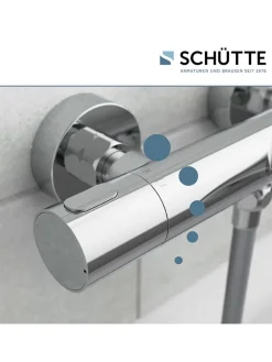 Schütte Badarmaturen<Thermostat-Wannenfüllarmatur ''Monza'' in Chrom