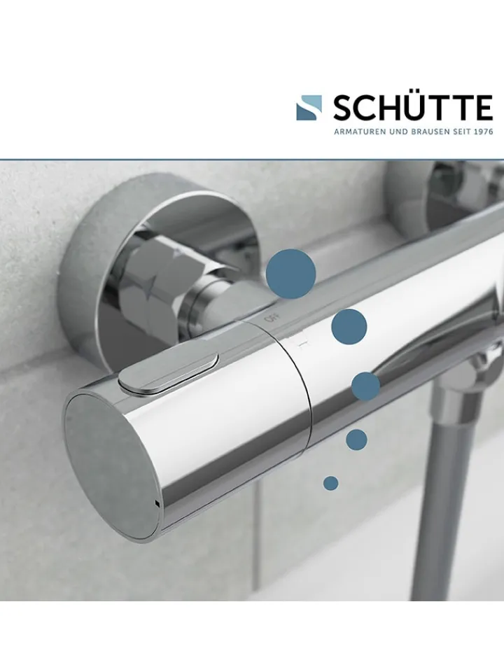 Schütte Badarmaturen<Thermostat-Wannenfüllarmatur ''Monza'' in Chrom