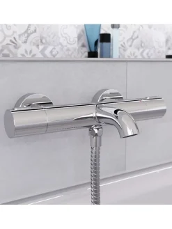 Schütte Badarmaturen<Thermostat-Wannenfüllarmatur ''Monza'' in Chrom