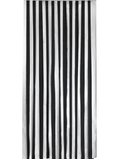 Wenko Gardinen, Jalousien & Rollos<Thermo-Türvorhang in Schwarz/ Silber - (L)200 x (B)90 cm
