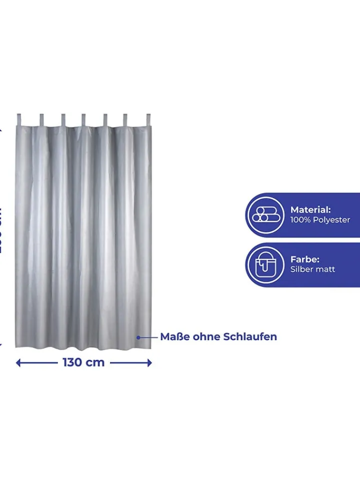 Wenko Weitere Haushaltshelfer<Thermovorhang in Silber - (L)200 x (B)130 cm