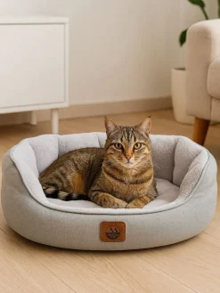 Paws&Whiskers Katzen<Tierbett ''Coco'' in Grau