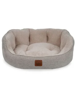 Paws&Whiskers Katzen<Tierbett ''Coco'' in Grau/ Beige