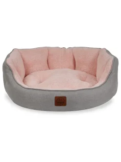 Paws&Whiskers Katzen<Tierbett ''Coco'' in Grau/ Rosa