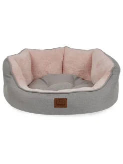 Paws&Whiskers Katzen<Tierbett ''Coco'' in Grau/ Rosa