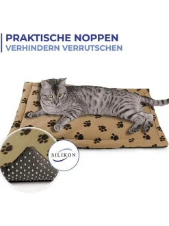 Wenko Hunde<Tierbett in Hellbraun - (L)60 x (B)45 cm