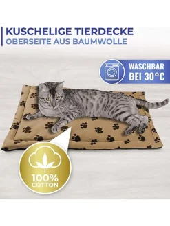 Wenko Hunde<Tierbett in Hellbraun - (L)60 x (B)45 cm