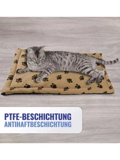 Wenko Hunde<Tierbett in Hellbraun - (L)60 x (B)45 cm
