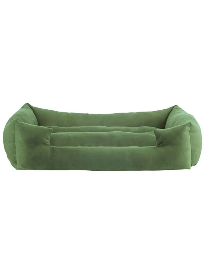 Paws&Whiskers Hunde<Tierbett ''Kare'' in Grün