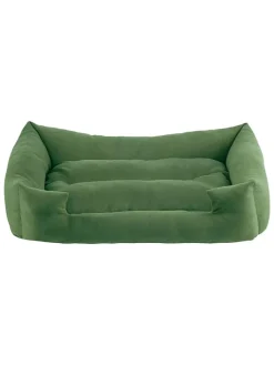 Paws&Whiskers Hunde<Tierbett ''Kare'' in Grün