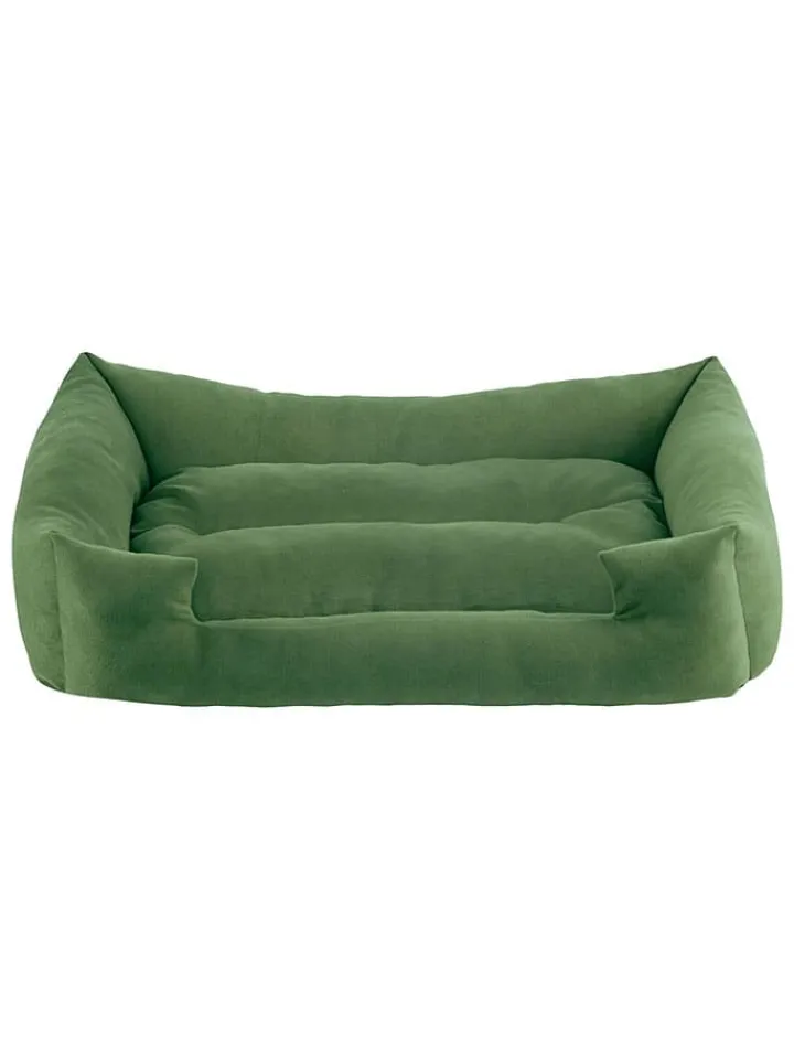 Paws&Whiskers Hunde<Tierbett ''Kare'' in Grün