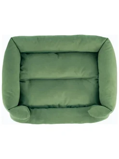 Paws&Whiskers Hunde<Tierbett ''Kare'' in Grün