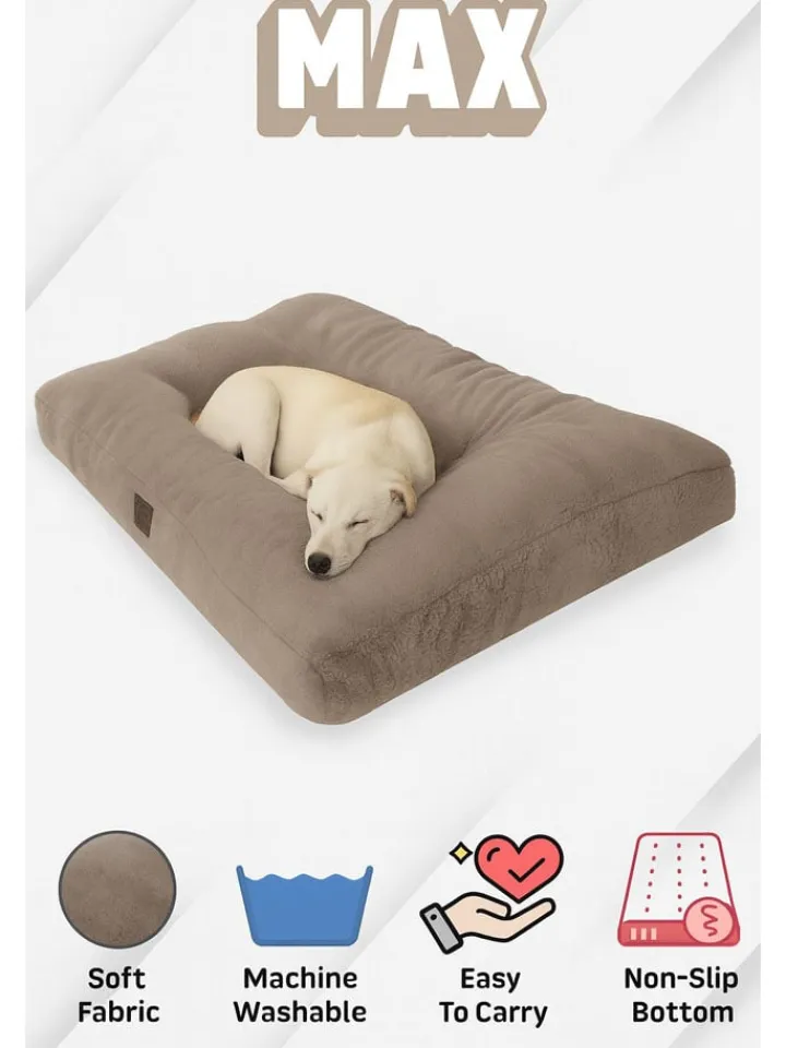 Paws&Whiskers Hunde<Tierbett ''Max'' in Beige