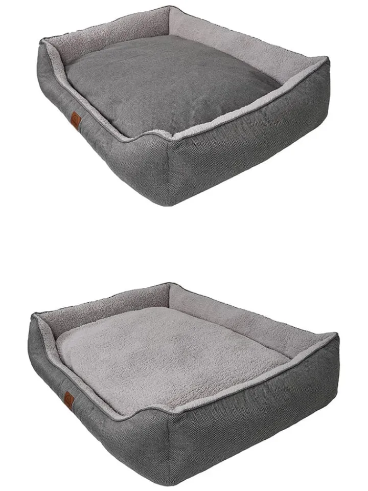 Paws&Whiskers Hunde<Tierbett ''Zeus'' in Grau