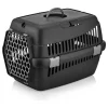Paws&Whiskers Katzen<Tier-Transportbox in Schwarz - (B)49 x (H)35 x (T)32,5 cm