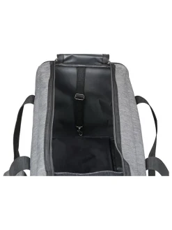 Edco Hunde<Tiertransporttasche in Grau/ Schwarz - (B)45 x (H)27 x (T)25 cm