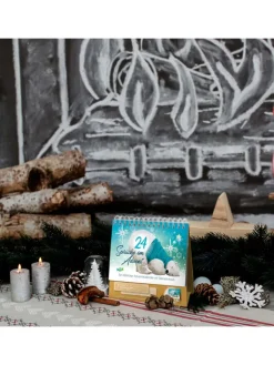 ROTH Adventskalender<Tisch-Adventskalender mit Eisbär-Motiv in Bunt