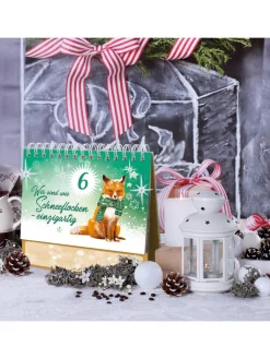 ROTH Adventskalender<Tisch-Adventskalender mit Eisbär-Motiv in Bunt
