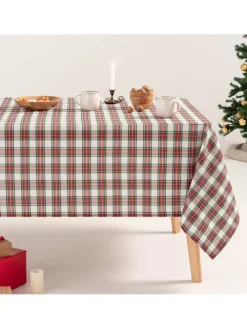 GAMUSI Tisch- & Küchentextilien<Tischdecke ''Check'' in Weiß/ Rot/ Grün
