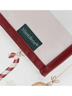 Mint Rugs Küchentextilien|Tisch- & Küchentextilien<Tischdecke "Christmas Gabriel" in Weiß/ Rot