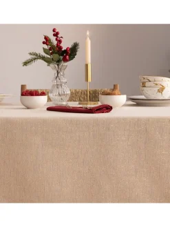 Mint Rugs Tisch- & Küchentextilien<Tischdecke "Christmas Glit" in Creme/ Gold