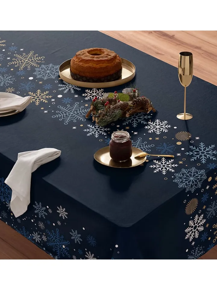Mint Rugs Küchentextilien<Tischdecke "Christmas Natalie" in Blau