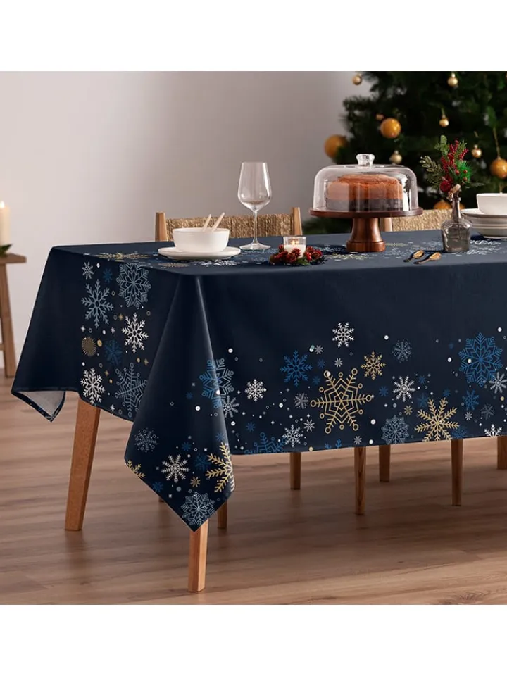 Mint Rugs Küchentextilien<Tischdecke "Christmas Natalie" in Blau