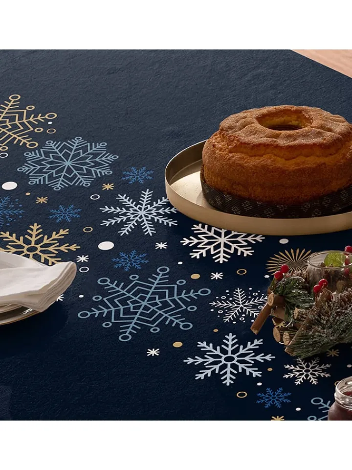 Mint Rugs Küchentextilien<Tischdecke "Christmas Natalie" in Blau