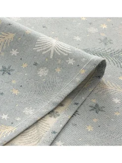 GAMUSI Küchentextilien<Tischdecke "Christree" in Blau/ Gold