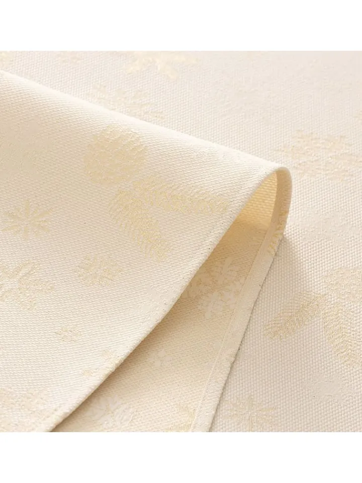 GAMUSI Küchentextilien<Tischdecke ''Flake'' in Creme