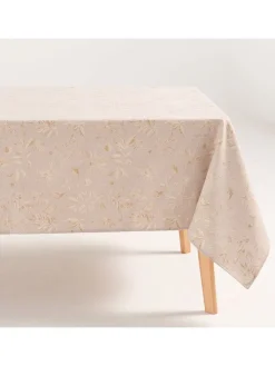 GAMUSI Küchentextilien<Tischdecke "Flenor" in Beige/ Gold