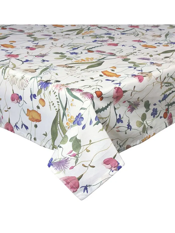 Andrea Fontebasso 1760 Küchentextilien<Tischdecke ''Flora'' in Weiß/ Bunt - (L)180 x (B)140 cm
