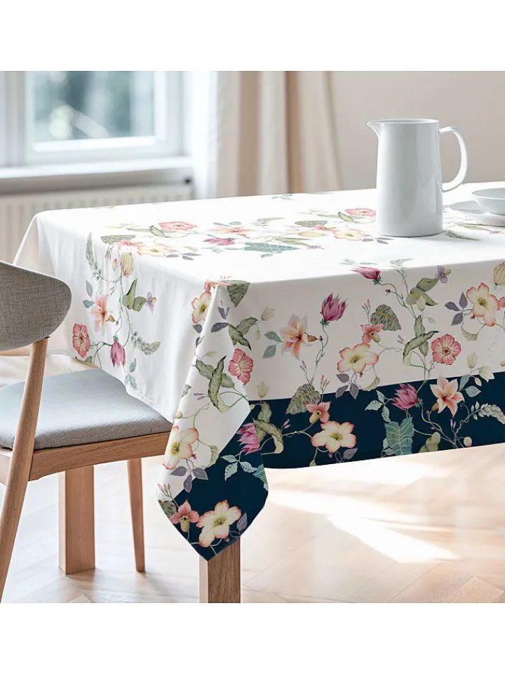 Mint Rugs Küchentextilien|Tisch- & Küchentextilien<Tischdecke "Floral And Tropical Lirios" in Weiß/ Rosa