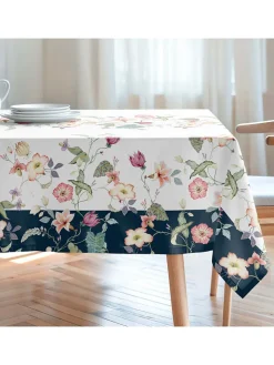 Mint Rugs Küchentextilien|Tisch- & Küchentextilien<Tischdecke "Floral And Tropical Lirios" in Weiß/ Rosa