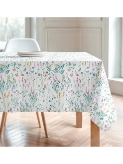 Mint Rugs Küchentextilien|Tisch- & Küchentextilien<Tischdecke "Floral And Tropical Elinor" in Weiß/ Grün/ Blau