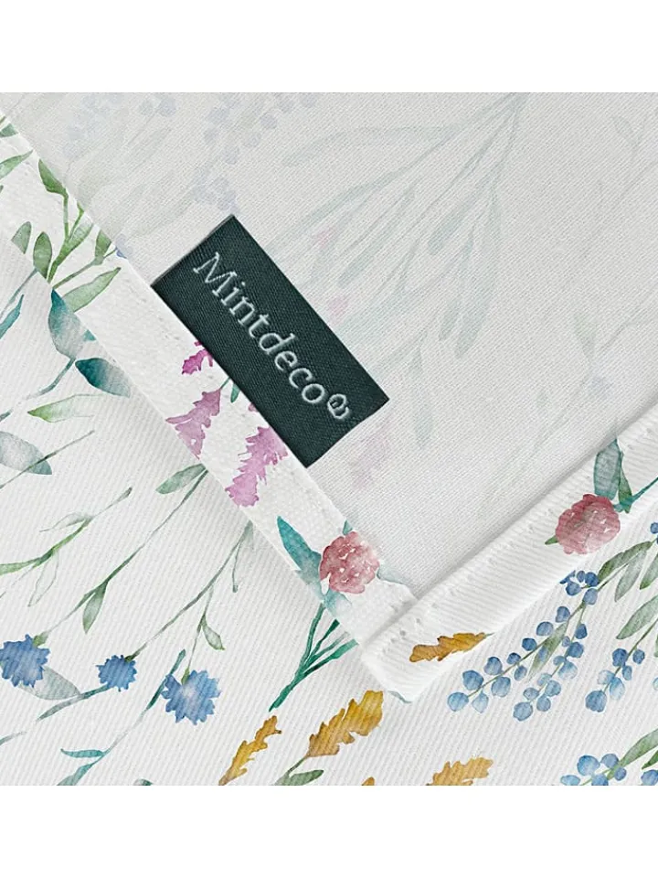 Mint Rugs Küchentextilien|Tisch- & Küchentextilien<Tischdecke "Floral And Tropical Elinor" in Weiß/ Grün/ Blau