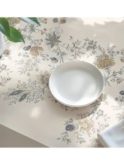 Mint Rugs Tisch- & Küchentextilien<Tischdecke "Floral And Tropical Deva" in Creme/ Türkis