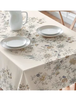 Mint Rugs Tisch- & Küchentextilien<Tischdecke "Floral And Tropical Deva" in Creme/ Türkis