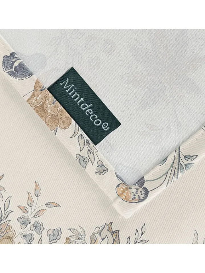 Mint Rugs Tisch- & Küchentextilien<Tischdecke "Floral And Tropical Deva" in Creme/ Türkis